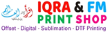 Printing Services in Karachi Pakistan Sublimation printing - Iqra Print Shop , Visiting card print, Business card Print, Mug print, T shirt Print, photo frame